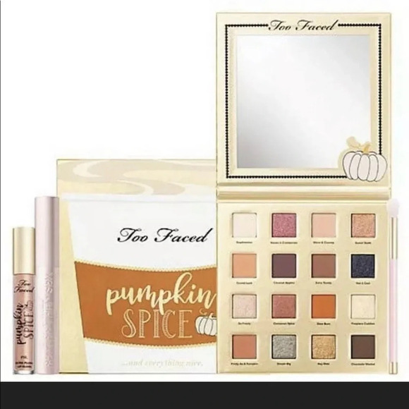 - Too Faced Limited  Pumpkin Spice & Everything set - Picture 1 of 4